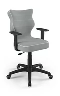 Fotele i krzesła biurowe - Entelo Good Chair Ergonomiczne krzesło Duo JS03, 6, jasnoszary/czarny CA-D-6-B-C-JS03-B - miniaturka - grafika 1