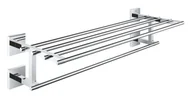 Wieszaki łazienkowe - Grohe QuickFix Start Cube - Wieszak na ręczniki, chrom 41099000 - miniaturka - grafika 1