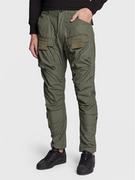 Spodnie męskie - G-Star Raw Spodnie materiałowe 3D Cargo D19756-A790-8165 Zielony Regular Fit - miniaturka - grafika 1