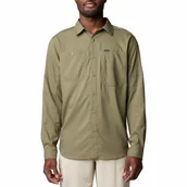 Koszule męskie - Męska koszula z długim rękawem Columbia Silver Ridge Utility Lite Long Sleeve stone green - L - miniaturka - grafika 1