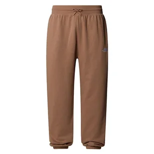 Spodnie The North Face Essential Relaxed Straight 0A8C1G6IH1 - brązowe - Spodnie sportowe damskie - miniaturka - grafika 1