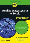 Aplikacje biurowe - Joseph Schmuller Analiza statystyczna w Excelu dla bystrzaków Wydanie IV - miniaturka - grafika 1