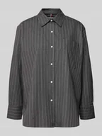 Koszule damskie - Bluzka koszulowa o kroju regular fit z czystej bawełny - miniaturka - grafika 1