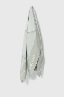 Apaszki i szaliki damskie - Calvin Klein chusta damska kolor szary wzorzysta - grafika 1
