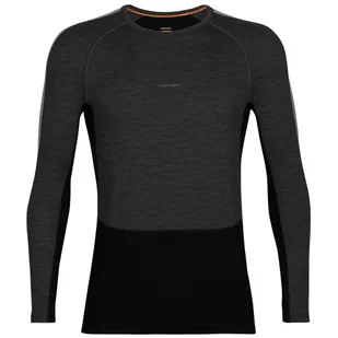 Męska koszulka Icebreaker ZoneKnit™ 200 LS Crewe Rozmiar: M / Kolor: szary - Koszulki sportowe męskie - miniaturka - grafika 1