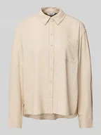 Bluzki damskie - Bluzka o kroju regular fit z długimi rękawami model ‘CARO’ - miniaturka - grafika 1