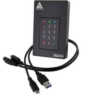 Apricorn Aegis Fortress L3 2000 GB Czarny AFL3-2TB - Dyski SSD - miniaturka - grafika 1