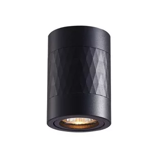 ECO-LIGHT Bima Arte Round Black 1xGU10 ML7687 - Lampy ścienne - miniaturka - grafika 1