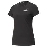 Koszulki i topy damskie - Koszulka damska Puma ESSENTIALS+ EMBROIDERY czarna 84833101-L - miniaturka - grafika 1
