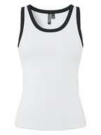 Koszulki i topy damskie - Pieces Top May 17154484 Biały Slim Fit - miniaturka - grafika 1