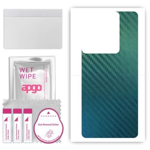 folia naklejka skórka strukturalna na TYŁ do Motorola Edge 50 Ultra - Carbon Kameleon CAKA1 - apgo SKINS