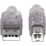 Kable USB - Manhattan Kabel USB a-b m/m5 m (srebrny) 345408 - miniaturka - grafika 1