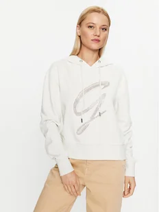 Guess Bluza W3BQ10 KBKM0 Écru Regular Fit - Bluzy damskie - miniaturka - grafika 1
