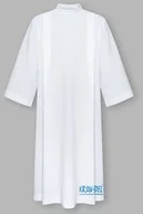 Szaty liturgiczne - Alba liturgiczna stójka zamek na ramieniu - miniaturka - grafika 1