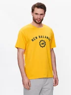 Koszulki męskie - New Balance T-Shirt Sport Seasonal Graphic MT31904 Żółty Relaxed Fit - miniaturka - grafika 1