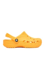 Buty dla dziewczynek - Crocs Klapki BAYA CLOG K 207013-82O Żółty - miniaturka - grafika 1