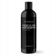 Szampony do włosów - Farmasi Masculine 2w1 Szampon do włosów i Żel pod prysznic - 360ml - miniaturka - grafika 1