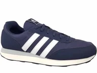 Buty sportowe męskie - Adidas Run 60S 3.0 HP2255 Jogger Racer Buty Męskie Granatowe Niebieskie - miniaturka - grafika 1