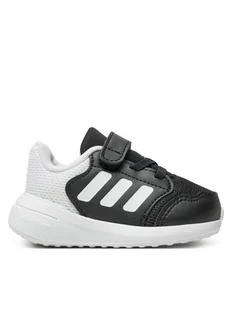 adidas Sneakersy Tensaur Run 3.0 IE6010 Czarny - Buty dla dziewczynek - miniaturka - grafika 1