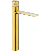 Baterie umywalkowe - Mexen Zero+ bateria umywalkowa wysoka złota - 71610-50 - miniaturka - grafika 1