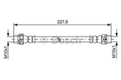Przewody hamulcowe - Bosch Przewód hamulcowy giętki BOSCH 1987481582 1987481582 - miniaturka - grafika 1