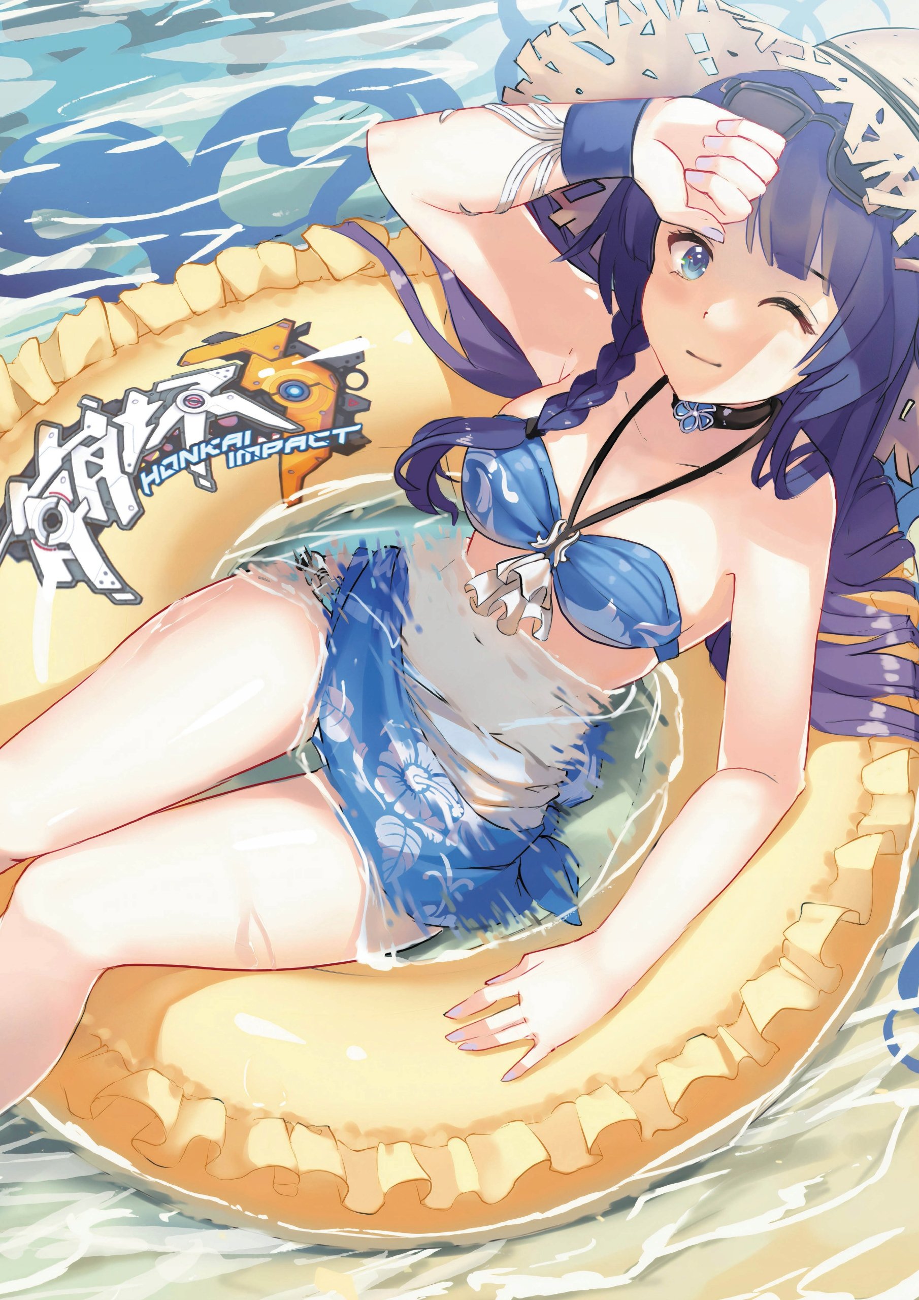 Plakat A3 Honkai Impact Anime Gra Raiden Mei