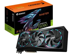 GIGABYTE GeForce RTX 5090 AORUS Master 32GB GDDR7 DLSS4 GV-N5090AORUS M-32GD - Karty graficzne - miniaturka - grafika 1
