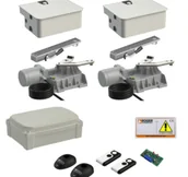 Napędy i siłowniki do bram - Podziemny zestaw do bramy dwuskrzydłowej Roger BR21/354/F - miniaturka - grafika 1