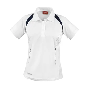 Damska Koszulka Polo Team Spirit - Koszulki sportowe damskie - miniaturka - grafika 1
