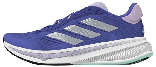 adidas Damskie buty Response Super W nie piłkarskie niskie buty, Kobaltowy niebieski Zero z Flash Aqua, 43 1/3 EU