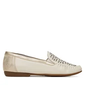 Mokasyny damskie - Mokasyny Rieker CEO-L6350-60 Beżowy jasny - miniaturka - grafika 1