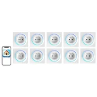 Systemy inteligentnych domów - Fibaro Inteligentne gniazdko Walli Outlet type E białe (10 pak) - miniaturka - grafika 1