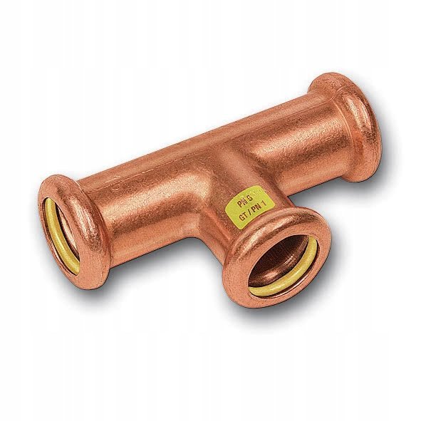 GAZ trójnik 28mm zaciskany do gazu GAS PRESS SANHA im9990 / SANHA