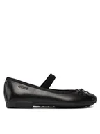 Buty dla chłopców - Geox Baleriny J Plie' B J3455B 00043 C9997 M Czarny - miniaturka - grafika 1