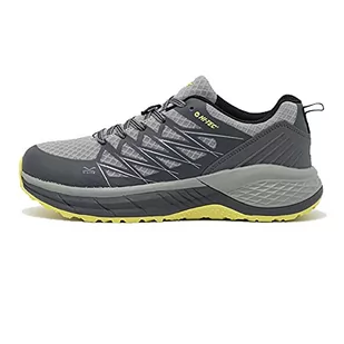 Hi-Tec Męskie buty trekkingowe Trail Destroyer, Czarny węgiel drzewny Limoncello, 45 EU - Buty trekkingowe męskie - miniaturka - grafika 1