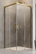 Kabiny prysznicowe - Radaway Idea Gold KDD Kabina prysznicowa prostokątna 90x75x200,5 cm profile złote szkło przejrzyste 387060-09-01L+387066-09-01R - miniaturka - grafika 1