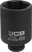 Klucze i nasadki - JCB Nasadka udarowa głęboka 1/2" 40mm 6-kątna - miniaturka - grafika 1
