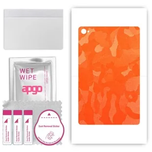 folia naklejka skórka strukturalna na TYŁ do Blackview Tab 15 - Moro Camo Pomarańczowy - apgo SKINS - Akcesoria do tabletów i e-booków - miniaturka - grafika 1