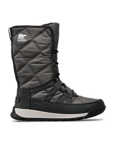 Sorel Śniegowce Whitney II Tall Lace Wp NL3824 Szary - Śniegowce damskie - miniaturka - grafika 1