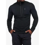 Bluzy narciarskie - Bluza termoaktywna męska Black Diamond Coefficient LT Quarter Zip Pullover - miniaturka - grafika 1