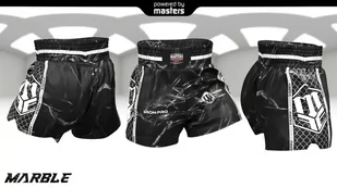 Iron Pro, Spodenki treningowe Masters St-Marble, rozm. XXL, Czarny - Kimona, stroje i obuwie - miniaturka - grafika 1
