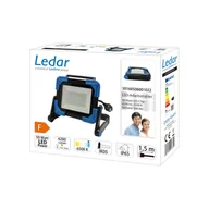 Oświetlenie warsztatowe - Reflektor LED Ledar 6 500 K 120° czarny 50 W - miniaturka - grafika 1