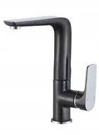 Baterie kuchenne - Bateria kuchenna stojąca Senja czarna, chrom - miniaturka - grafika 1