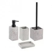 Akcesoria łazienkowe - Tendance Komplet łazienkowy Estiarte Grey Szary - miniaturka - grafika 1