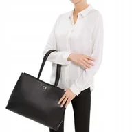 Torebki damskie - TOREBKA DAMSKA CALVIN KLEIN CK SKÓRA CKJ DUŻA SHOPPERKA ZW0ZW02783 BEH - miniaturka - grafika 1