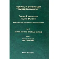 Obcojęzyczna literatura faktu i reportaż - Ioannis Dantisci Epistulae Latinae, part 1, vol. 1 - miniaturka - grafika 1