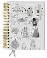 Notesy i bloczki - Bujo Bullet journal 180 stron notatnik A5+ kropki pamiętnik - miniaturka - grafika 1