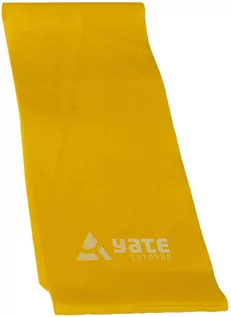 Czapki i chusty sportowe damskie - Pas do ćwiczeń YATE Opaska dopasowująca 25 mx 15 cm miękki, żółty - grafika 1