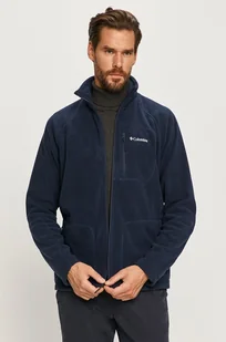 Columbia Bluza męska kolor granatowy gładka 1420421-013 - Bluzy męskie - miniaturka - grafika 1