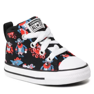Converse Trampki Ctas Street Mid 772728C Black/Dk Marina Blue - Trampki damskie - miniaturka - grafika 1